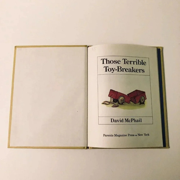 Vtg 1980 Those Terrible Toy Breakers HC David McPhail Parents Magazine - Picture 6 of 16